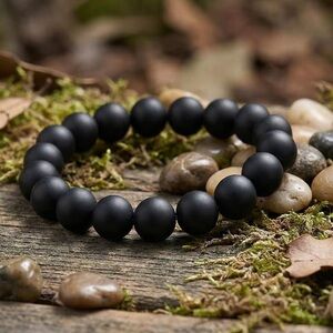 🆕New Matte Onyx 8mm Healing Gemstone Bracelet